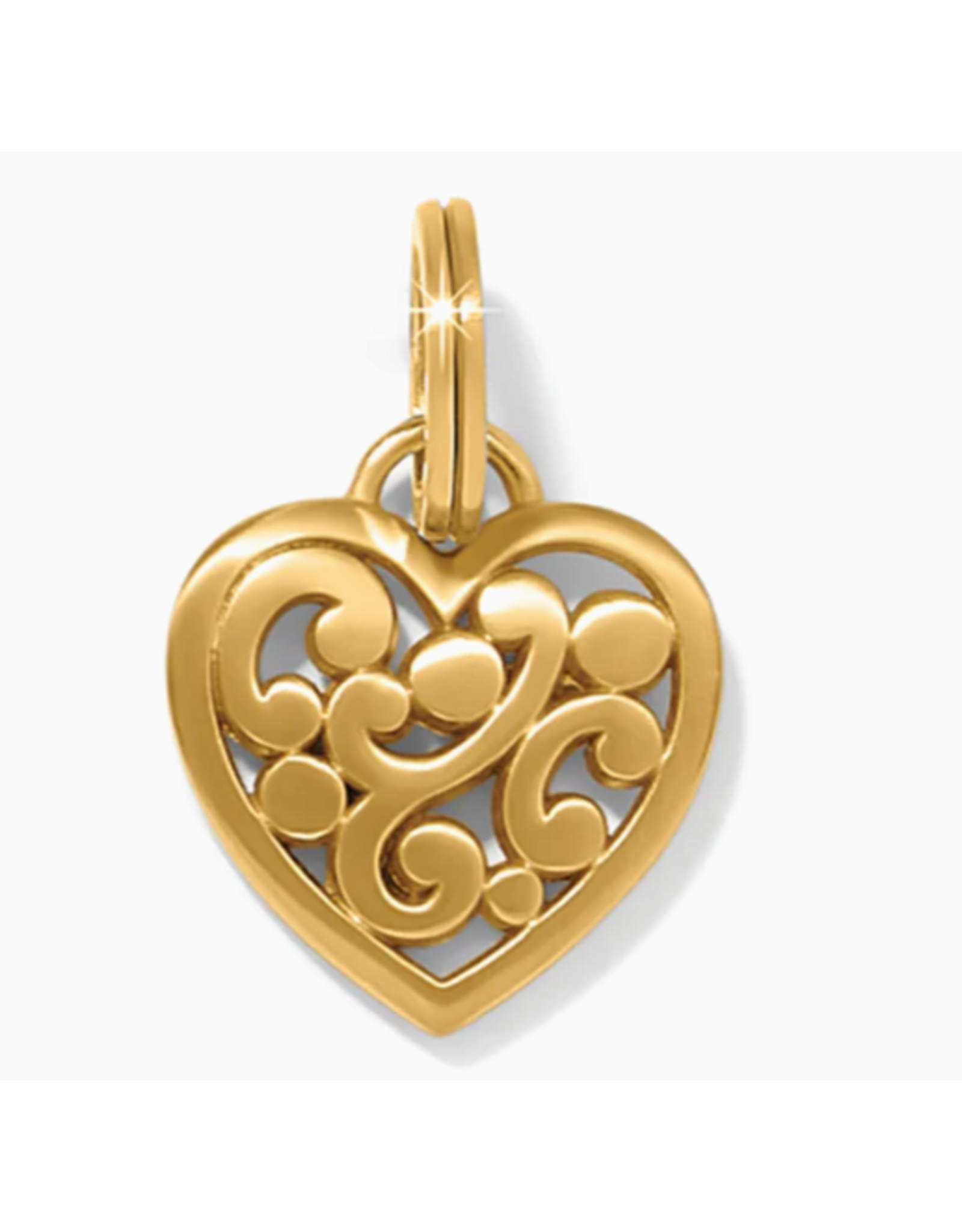 Brighton Contempo Gold Heart Charm