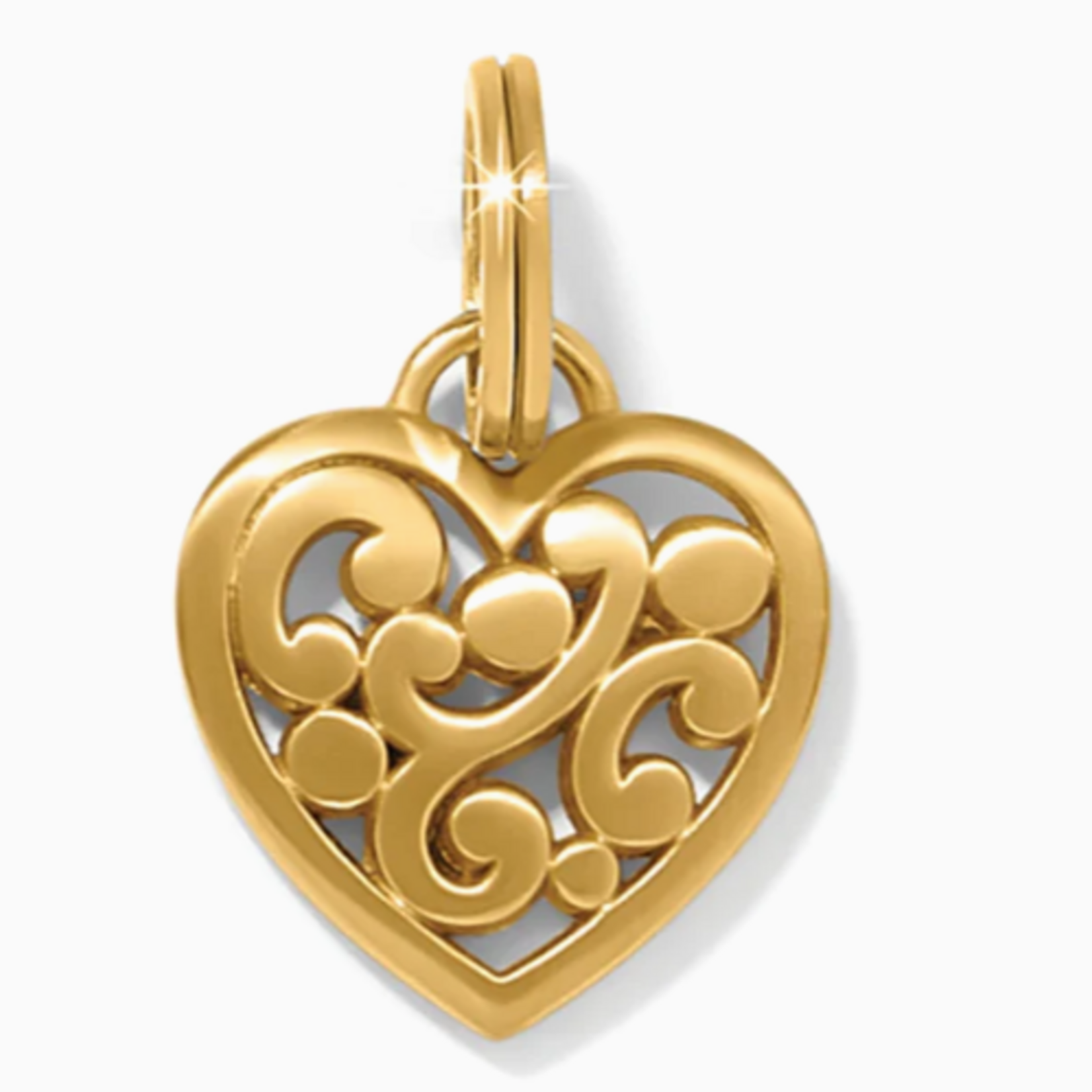 Brighton Brighton Contempo Gold Heart Charm