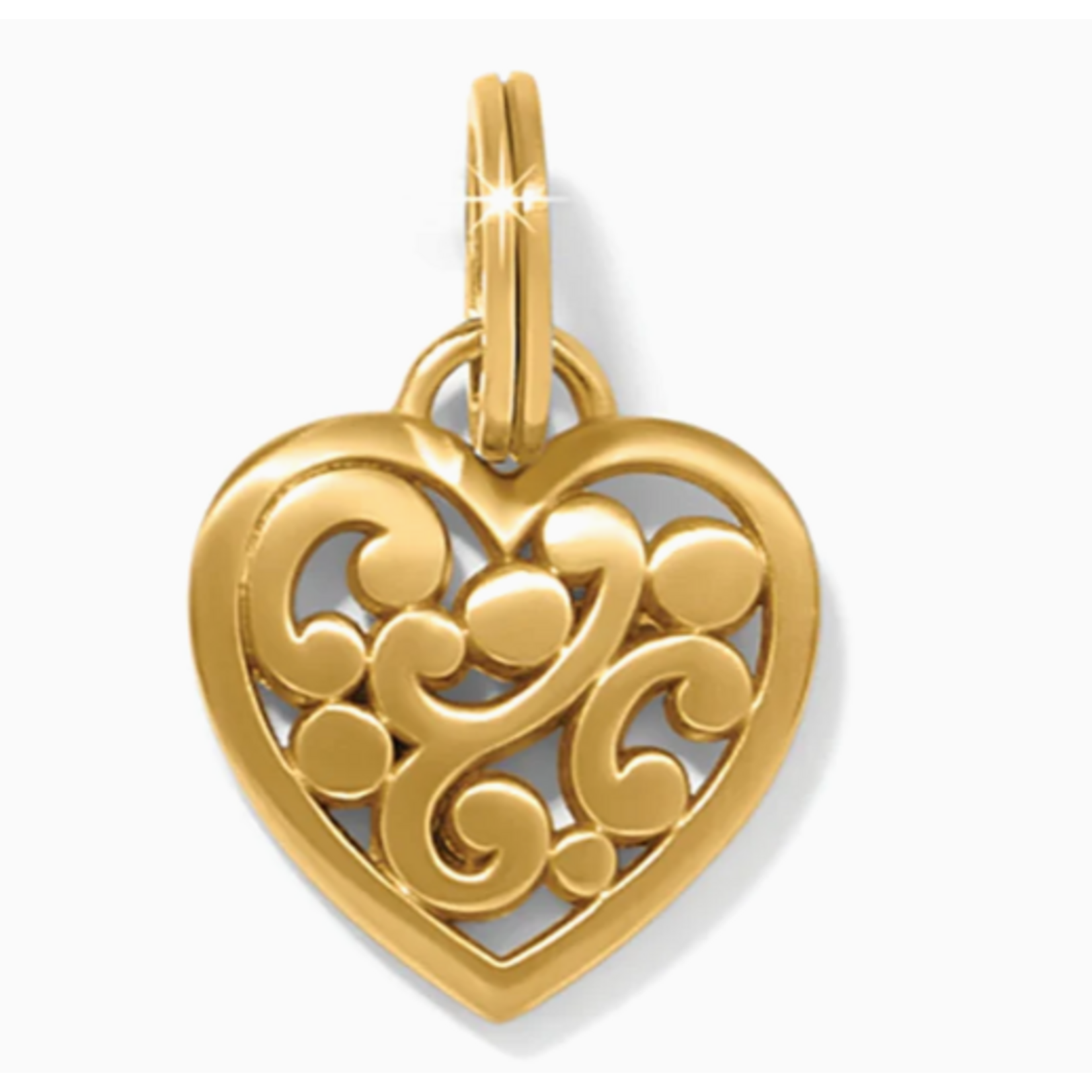 Brighton Brighton Contempo Gold Heart Charm