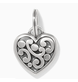 Brighton Contempo Silver Heart Charm