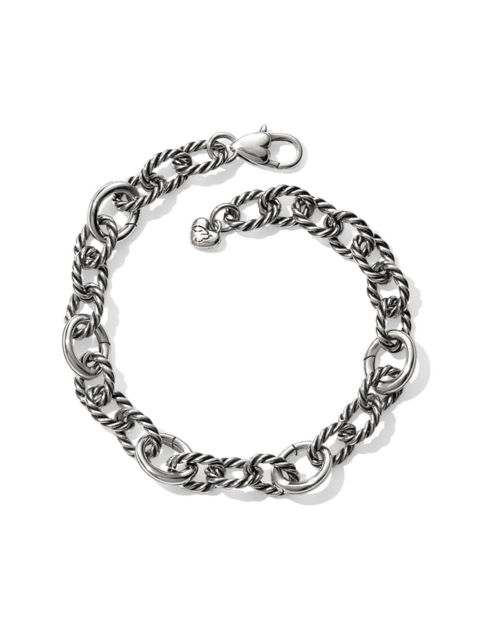 Brighton Sedona Link Charm Bracelet, silver