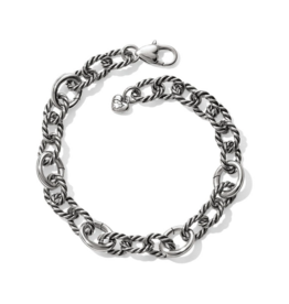 Brighton Sedona Link Charm Bracelet, silver