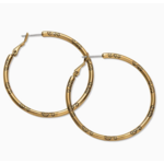 Brighton Brighton Large Charm Hoop Earrings, gold