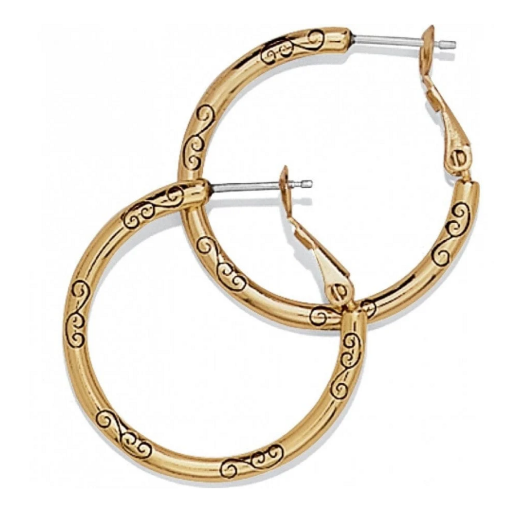 Brighton Brighton Small Hoop Charm Earrings, gold