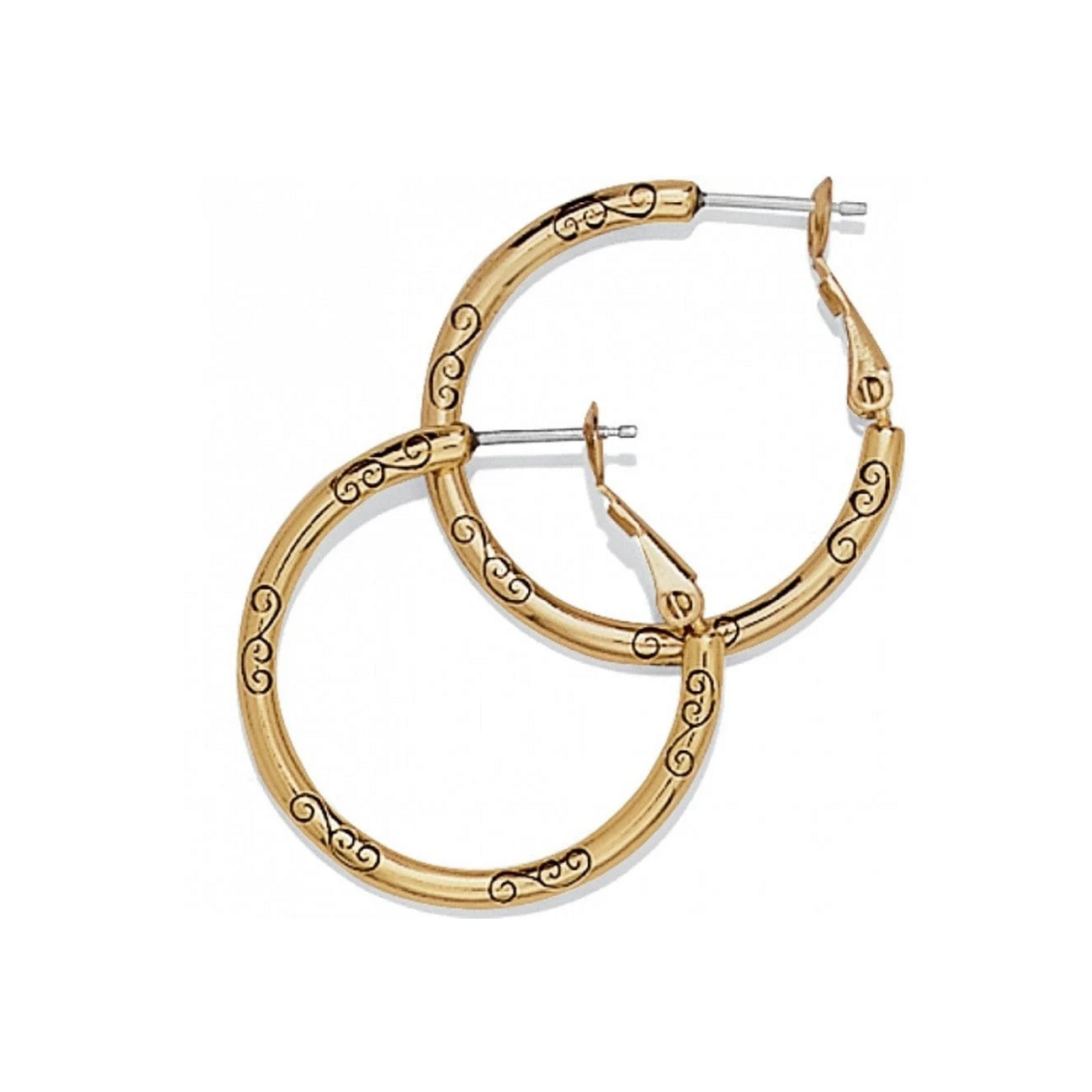 Brighton  Small Hoop Charm Earrings, gold