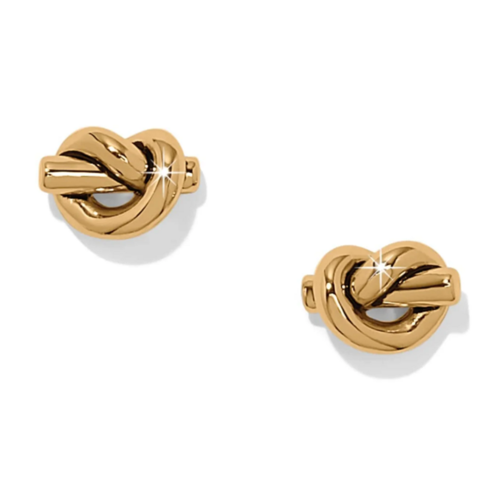 Brighton Brighton Interlok Single Knot Gold Earrings