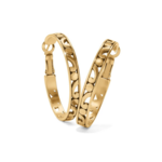 Brighton Contempo Medium Hoop Earrings, gold