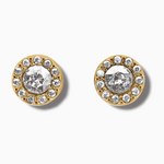 Brighton Illumina Solitaire Post Earrings, gold