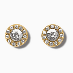 Brighton Illumina Solitaire Post Earrings, gold