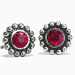 Brighton Twinkle Mini Post Earrings, garnet