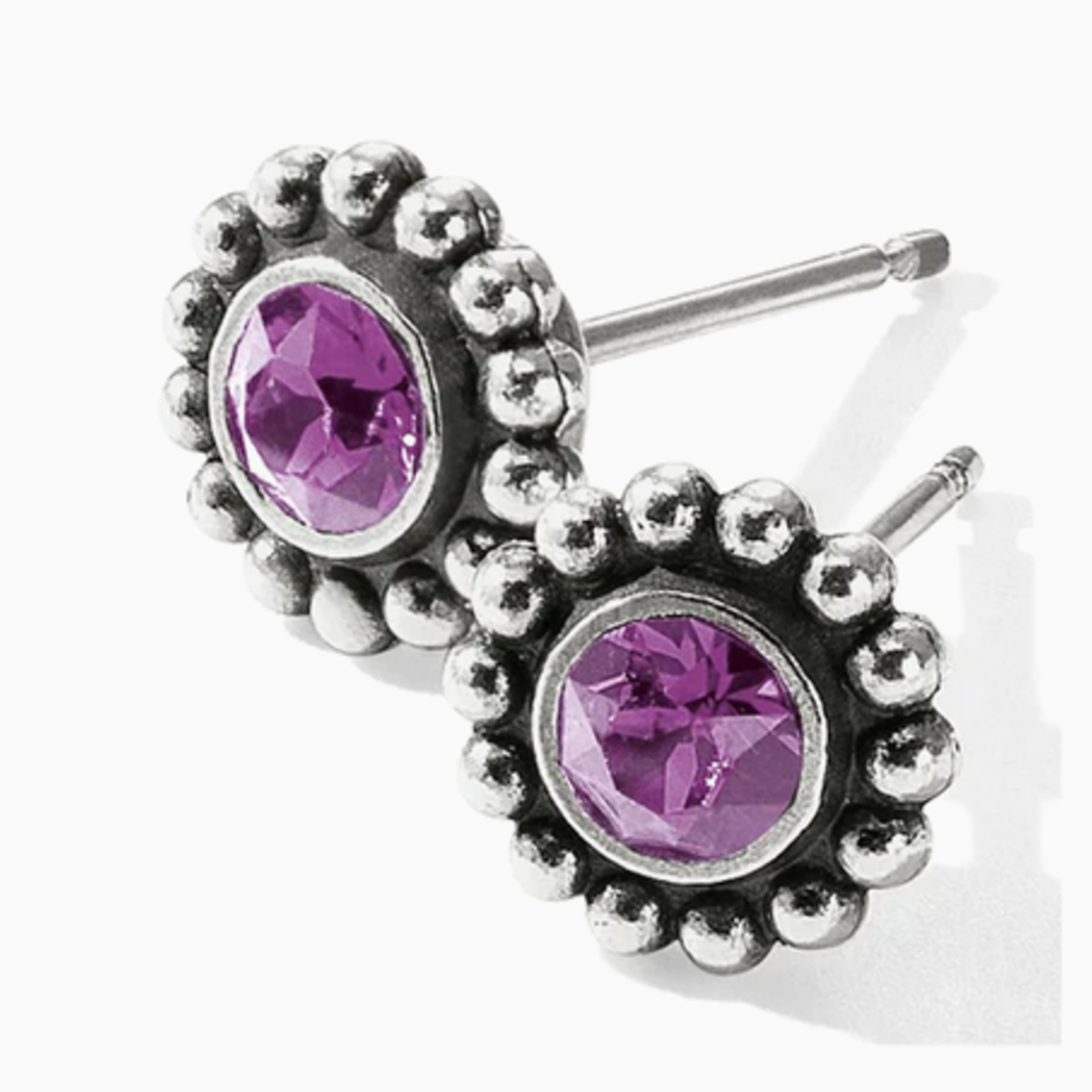 Brighton Brighton Twinkle Mini Post Earrings, amythest