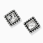 Brighton Brighton Sparkle Square Mini Post Earrings