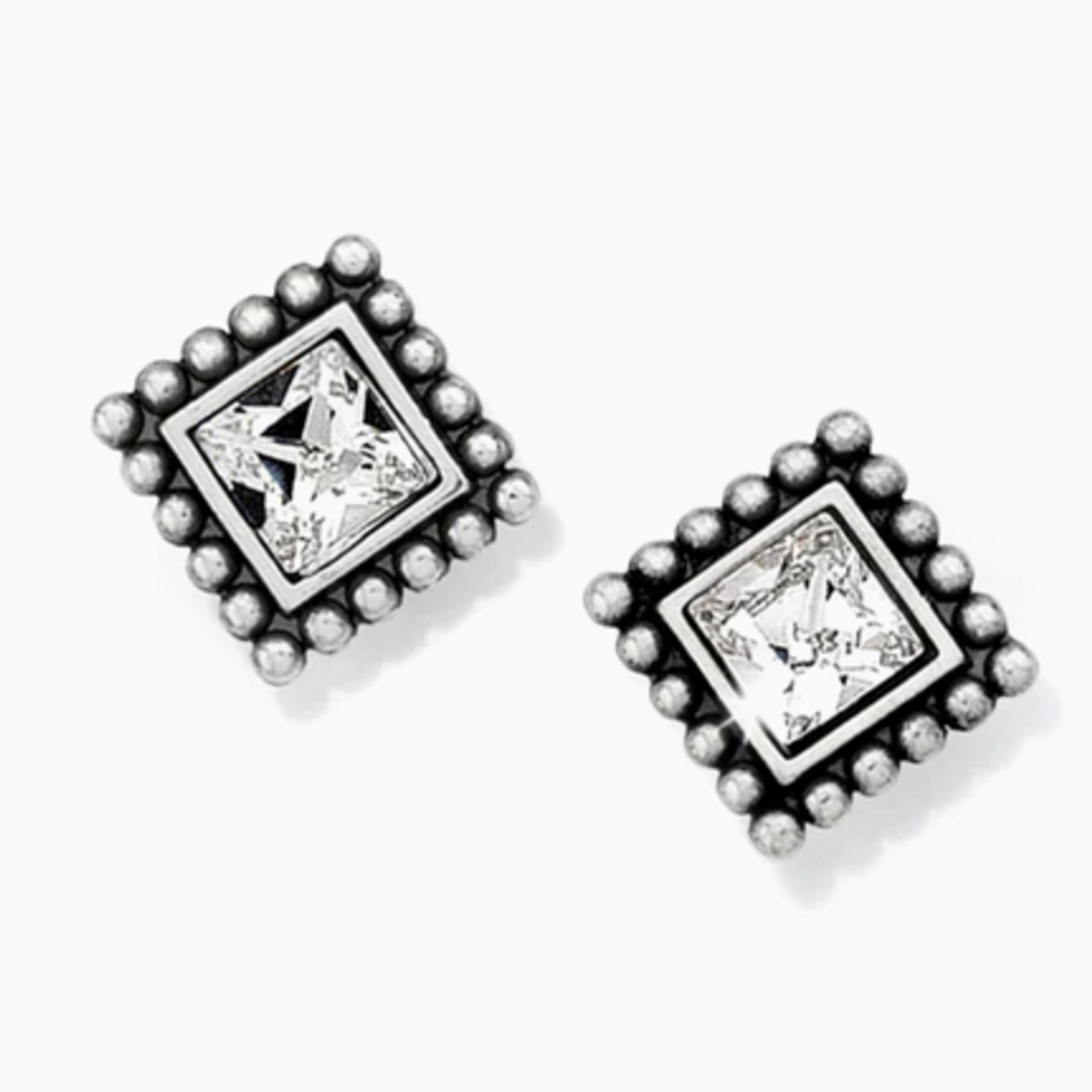 Brighton Brighton Sparkle Square Mini Post Earrings