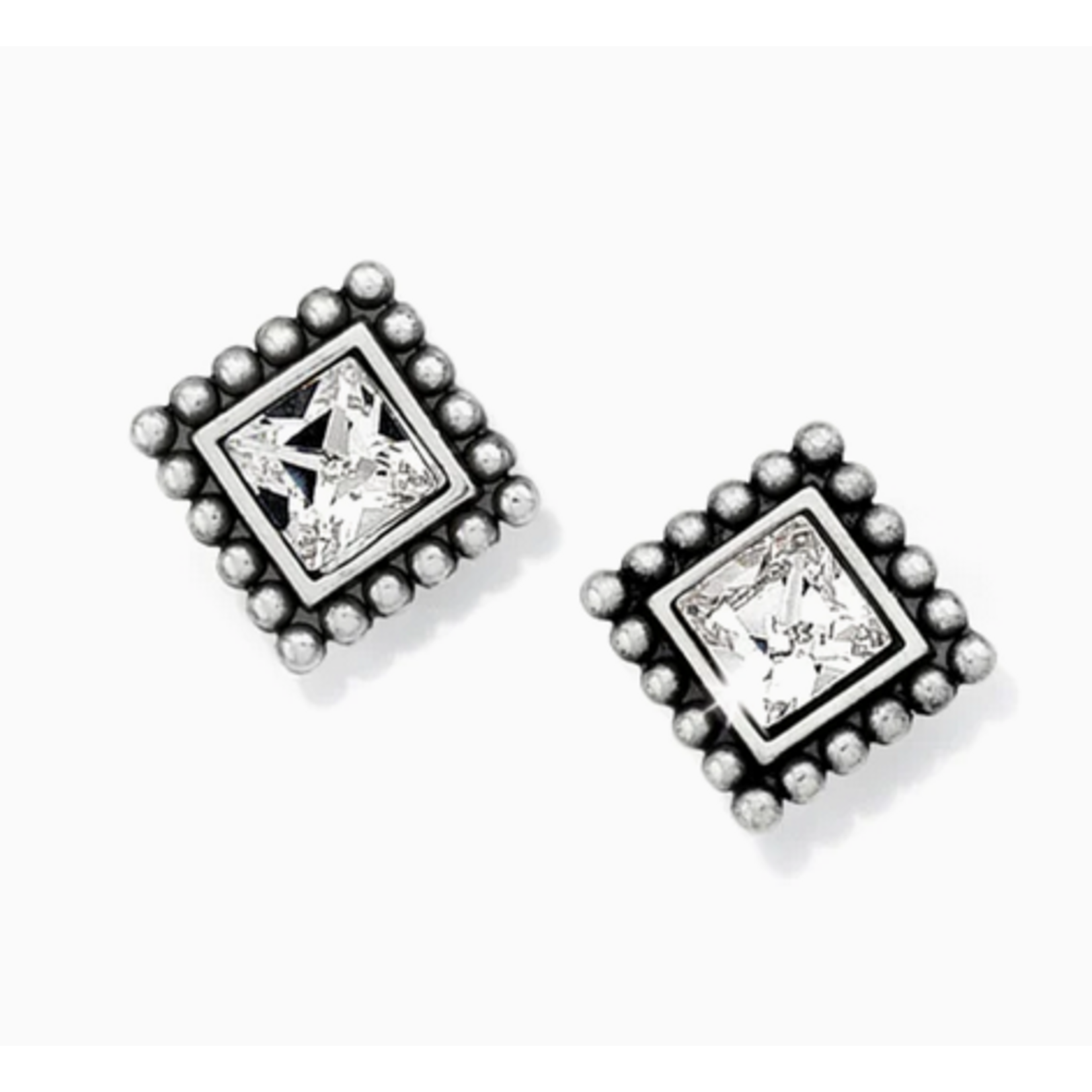 Brighton Sparkle Square Mini Post Earrings