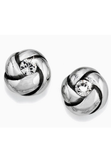 Brighton Love Me Knot Mini Earrings, silver