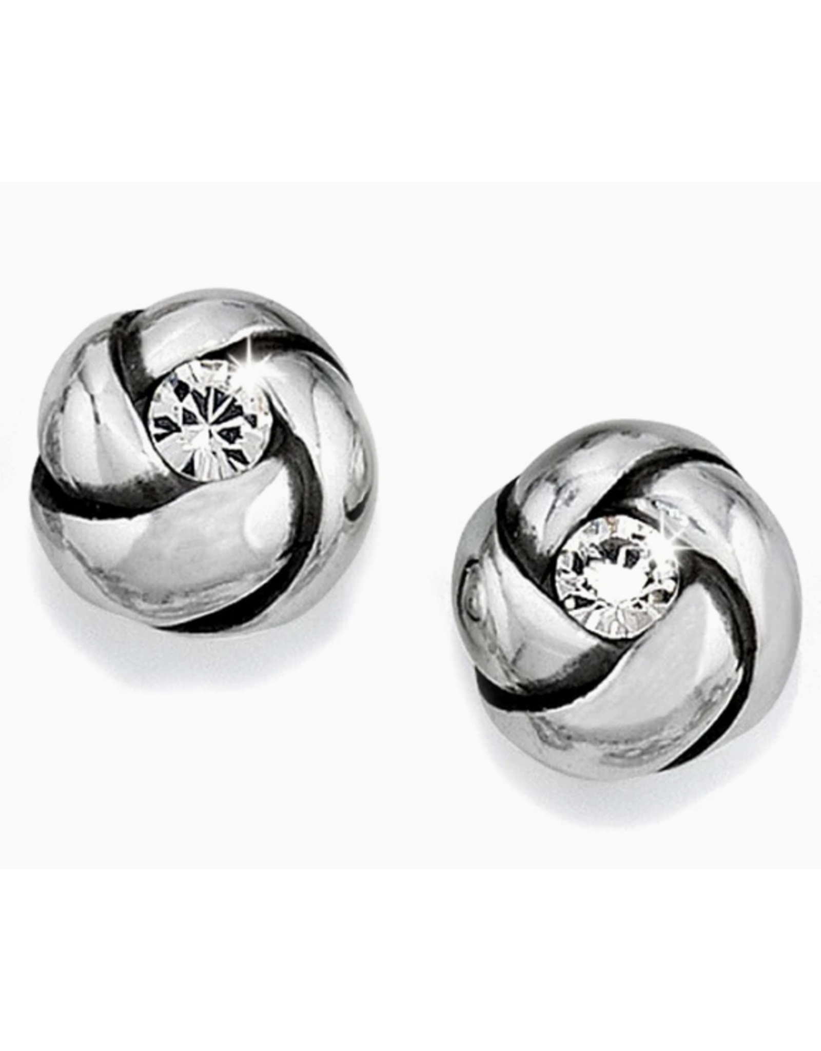 Brighton Love Me Knot Mini Earrings, silver