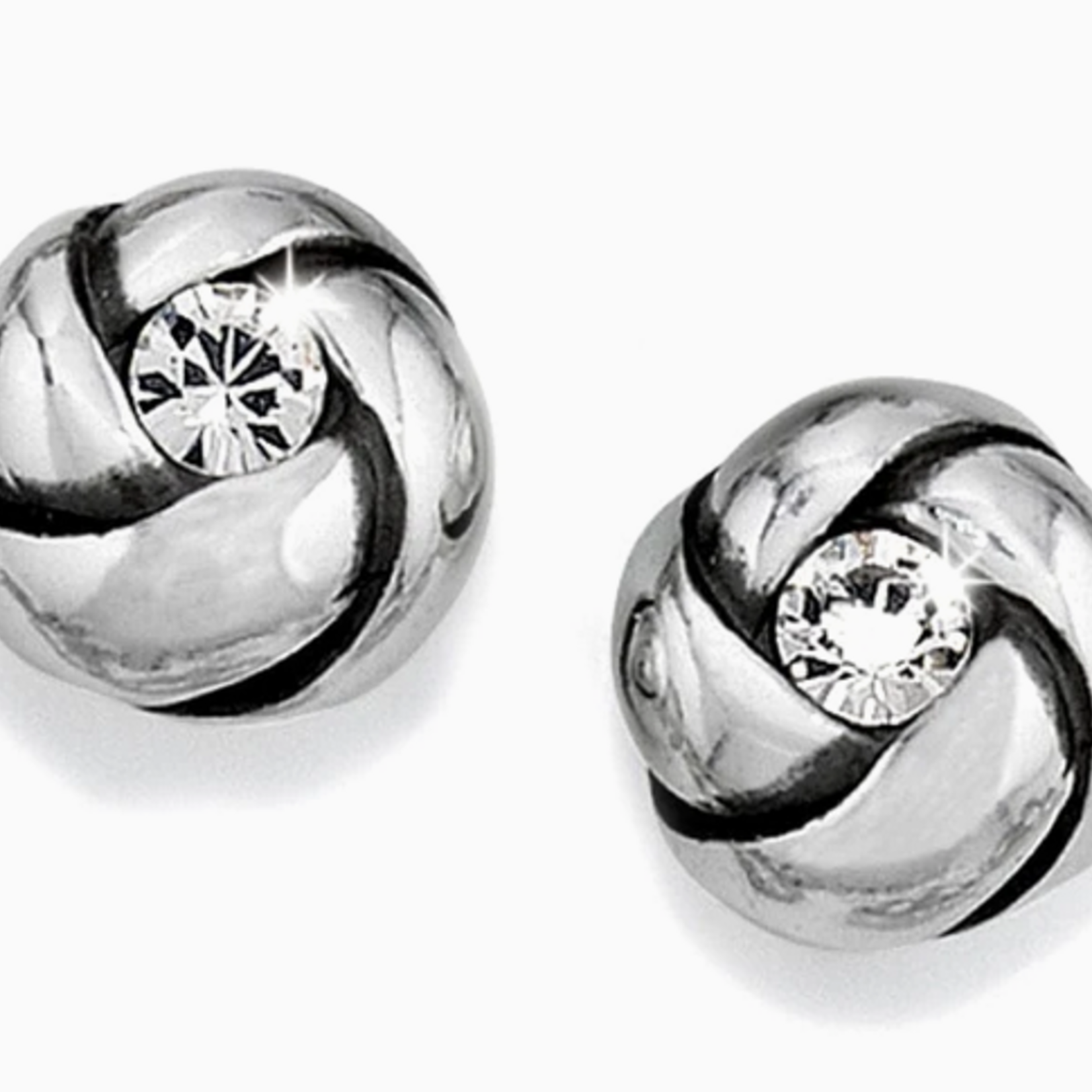 Brighton Brighton Love Me Knot Mini Earrings, silver