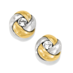 Brighton Brighton Love Me Knot Mini Earrings, gold/silver