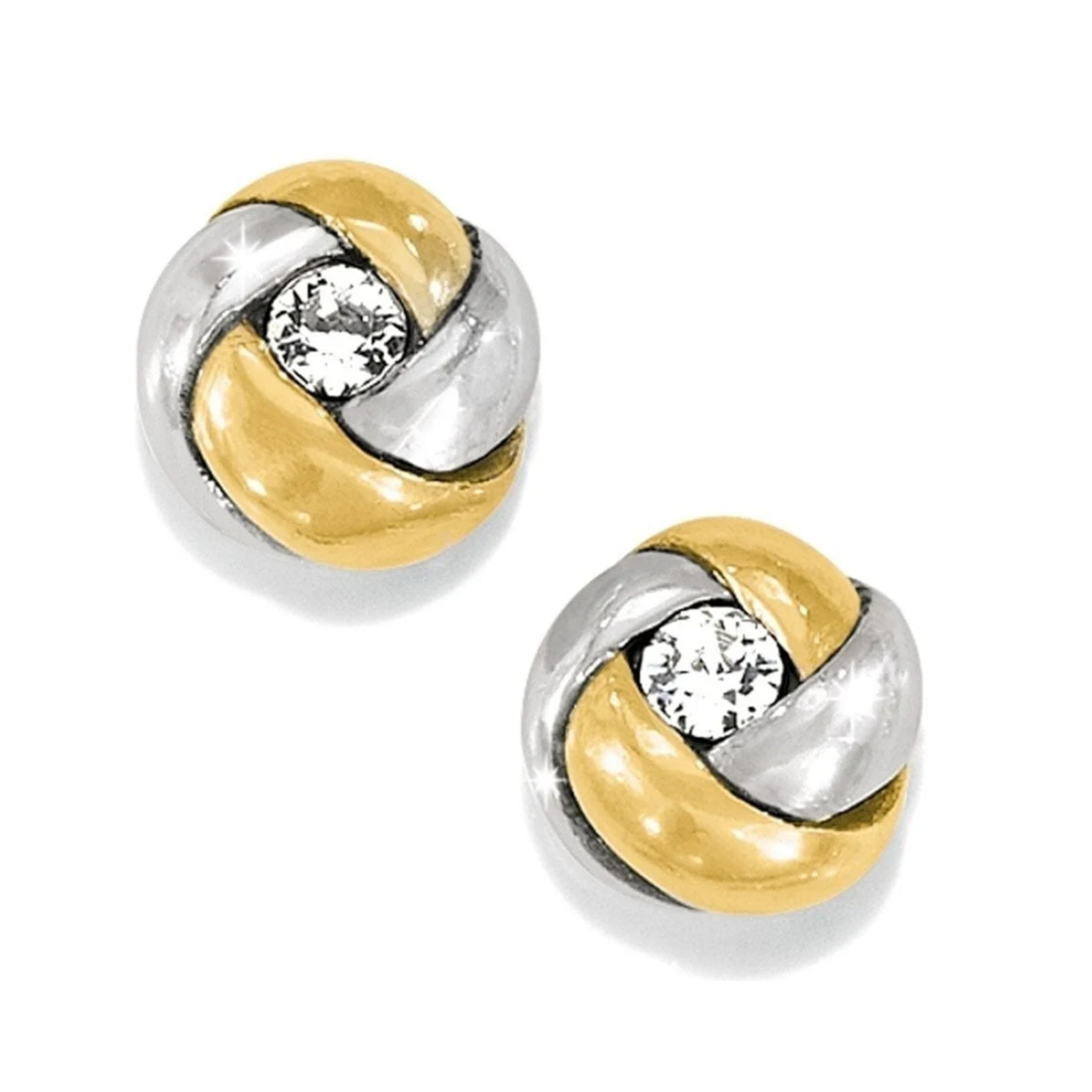Brighton  Love Me Knot Mini Earrings, gold/silver
