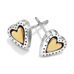 Brighton Rendezvous Mini Post Earrings, gold/silver