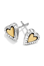 Brighton Rendezvous Mini Post Earrings, gold/silver