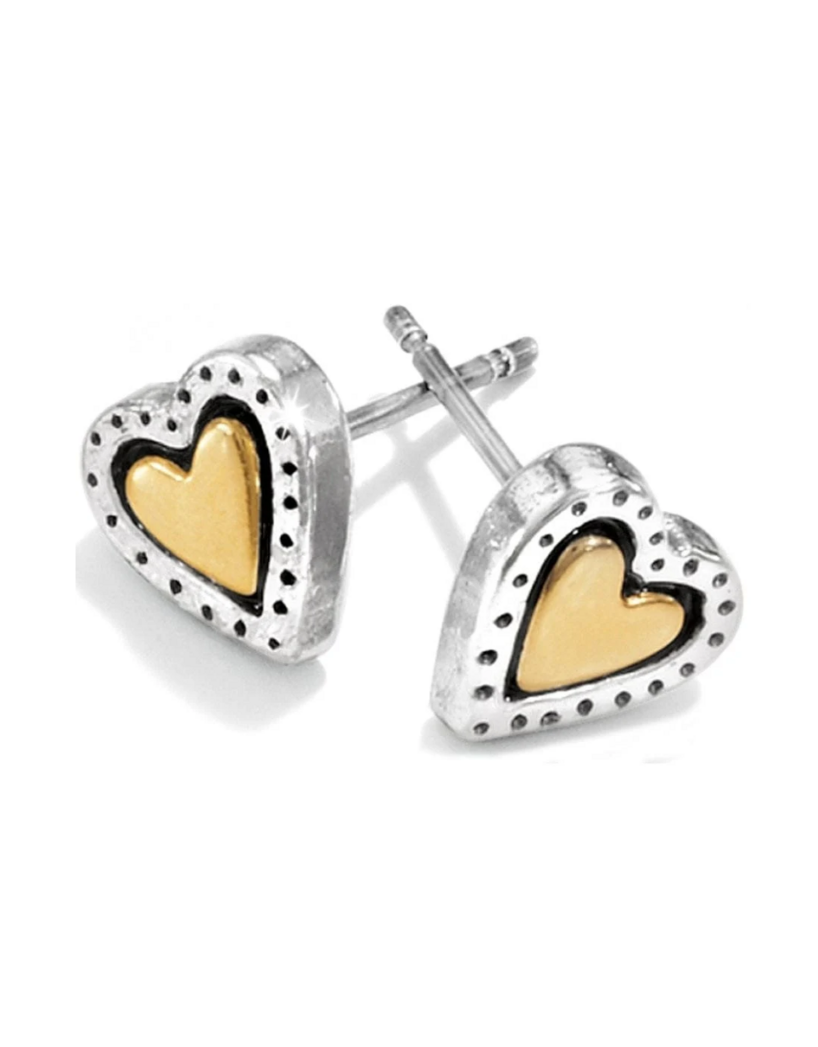 Brighton Rendezvous Mini Post Earrings, gold/silver