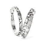 Brighton Medium Contempo Hoop Earrings, silver