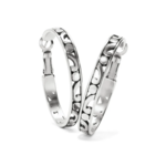 Brighton Medium Contempo Hoop Earrings, silver