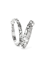 Brighton Medium Contempo Hoop Earrings, silver