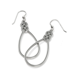Brighton Brighton Interlok French Wire Earrings, silver