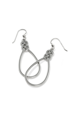 Brighton Interlok French Wire Earrings, silver