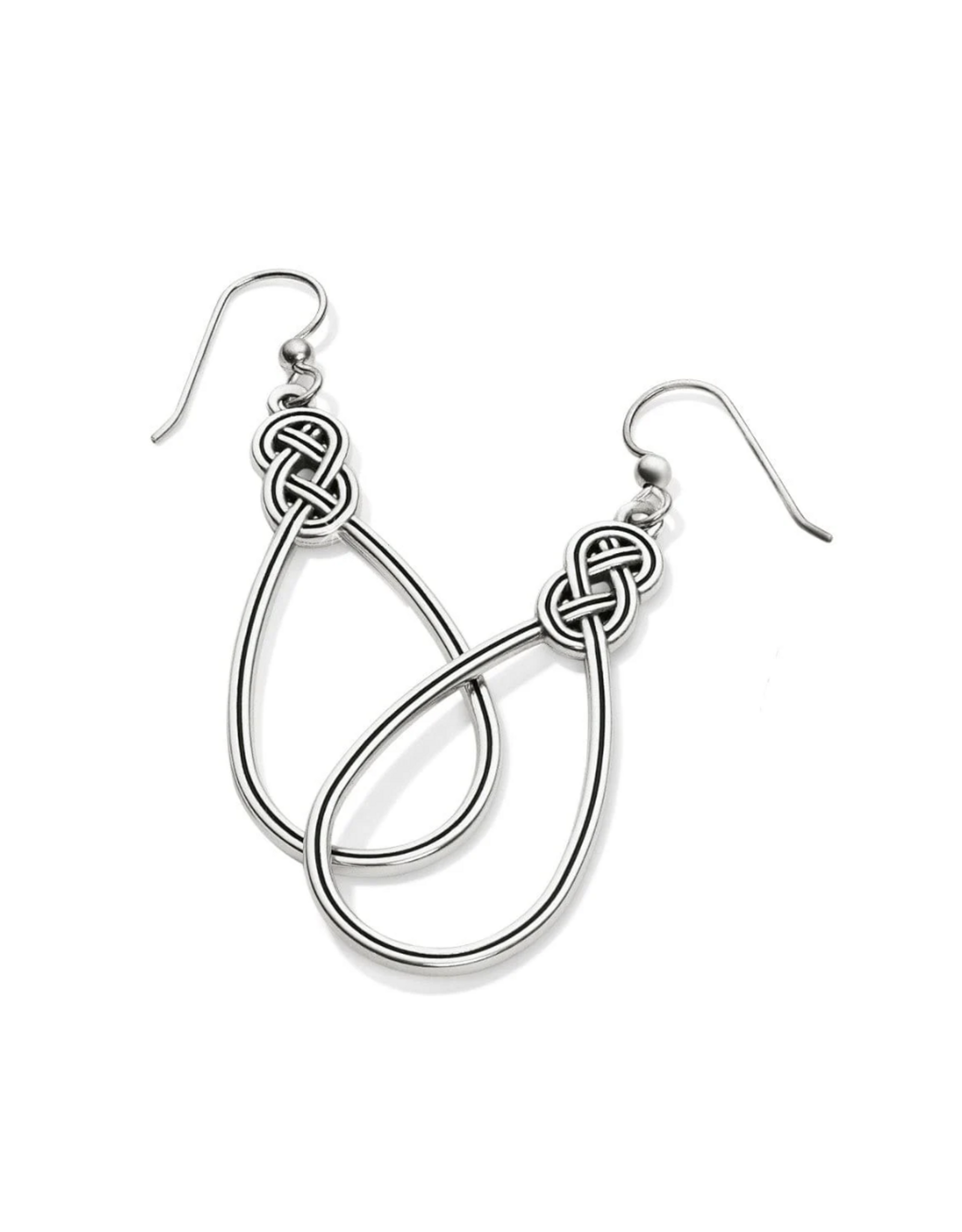 Brighton Interlok French Wire Earrings, silver