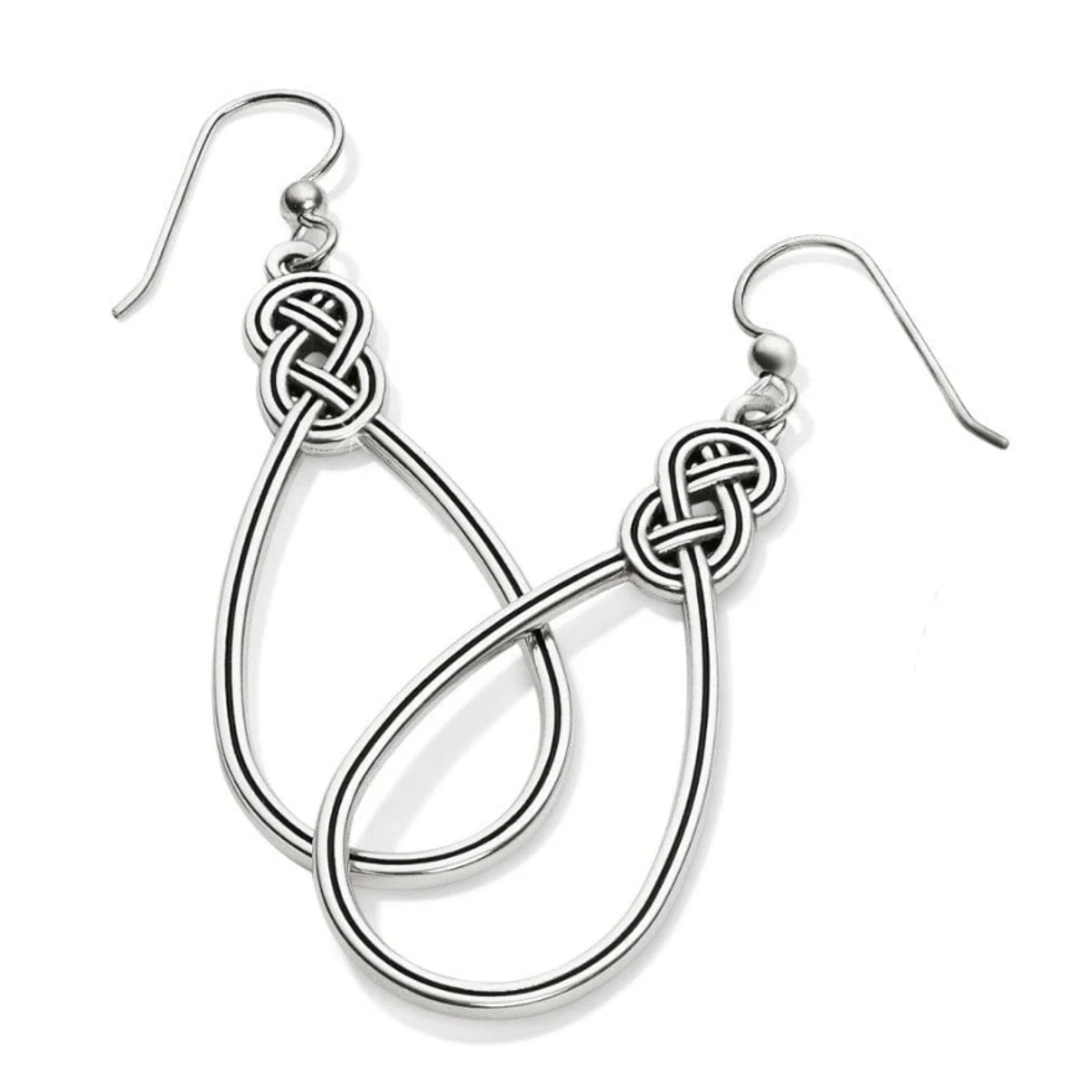 Brighton Brighton Interlok French Wire Earrings, silver