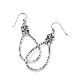 Brighton Interlok French Wire Earrings, silver