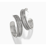 Brighton Ferrara Siena Large Hoop Earrings, silver