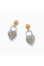 Brighton One Heart Post Drop Earrings