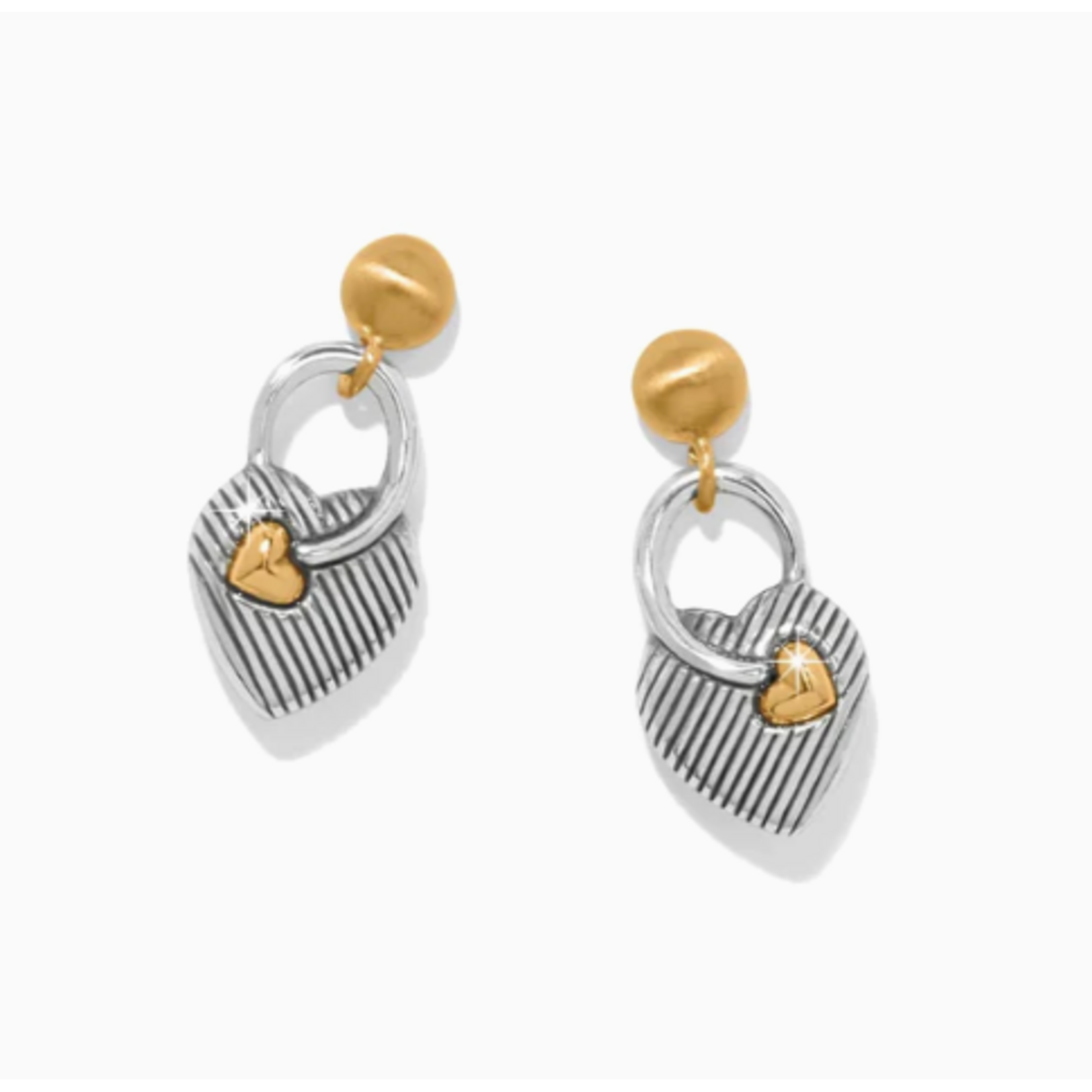 Brighton  One Heart Post Drop Earrings