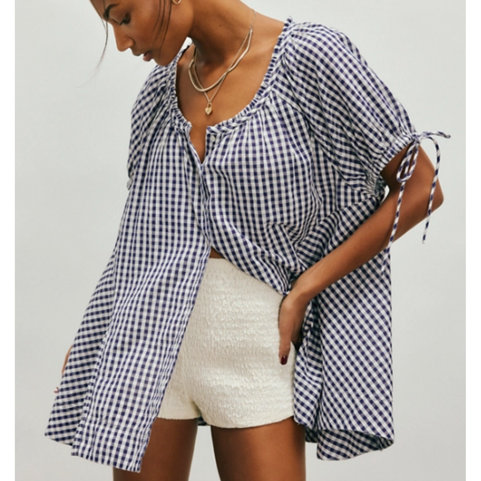 Free People  Farley Gingham Tunic,