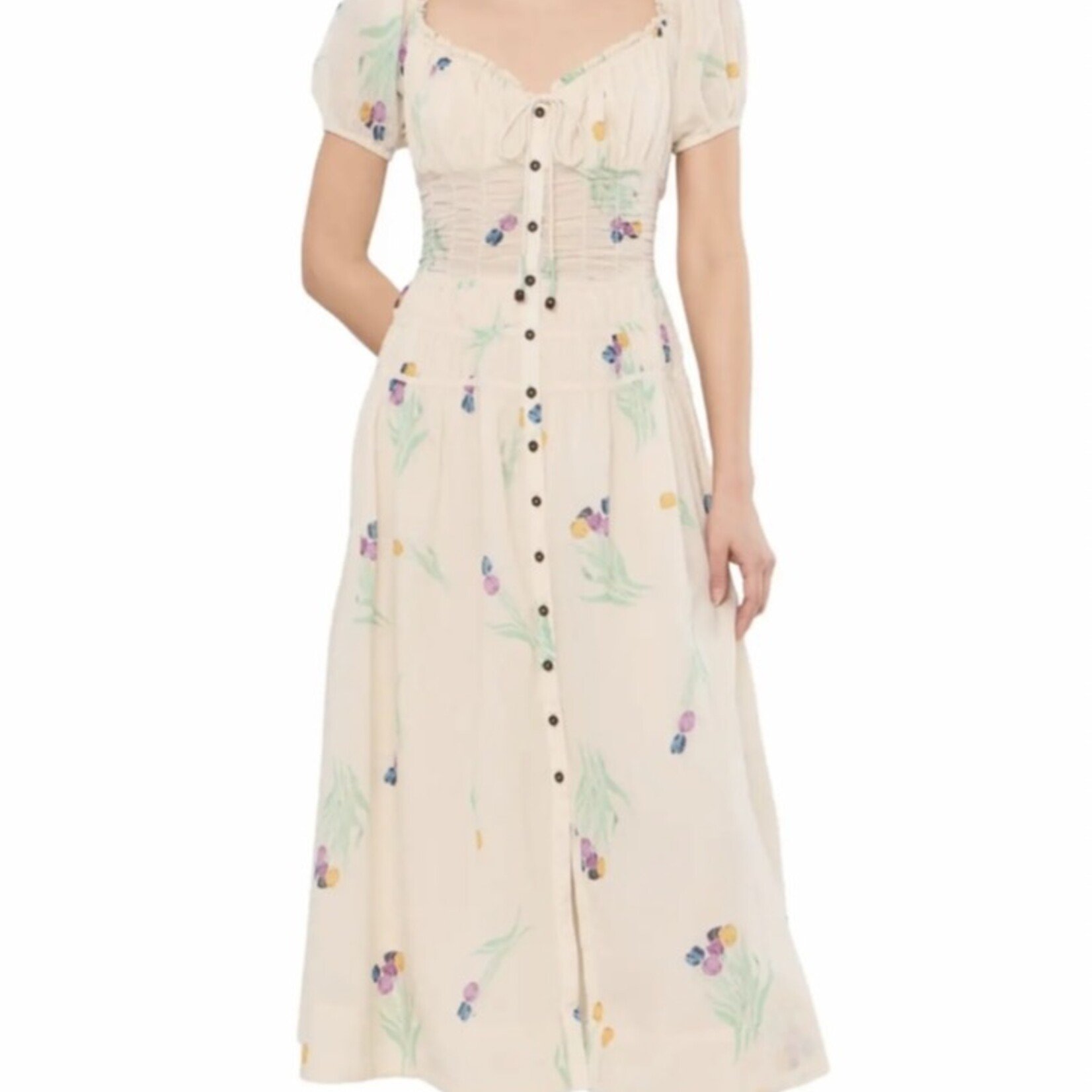Free People FP Complete Me Midi Dress,