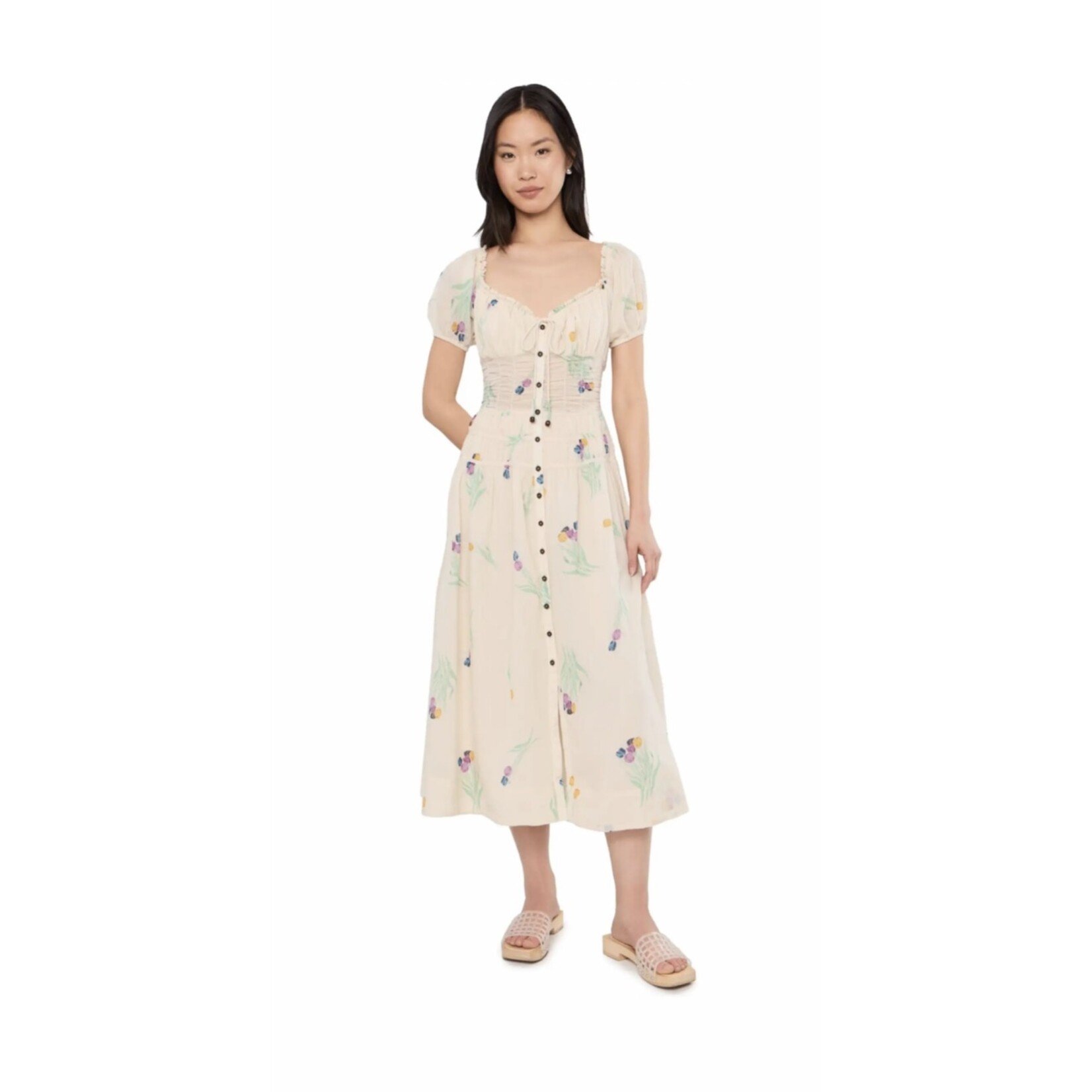 Free People FP Complete Me Midi Dress,