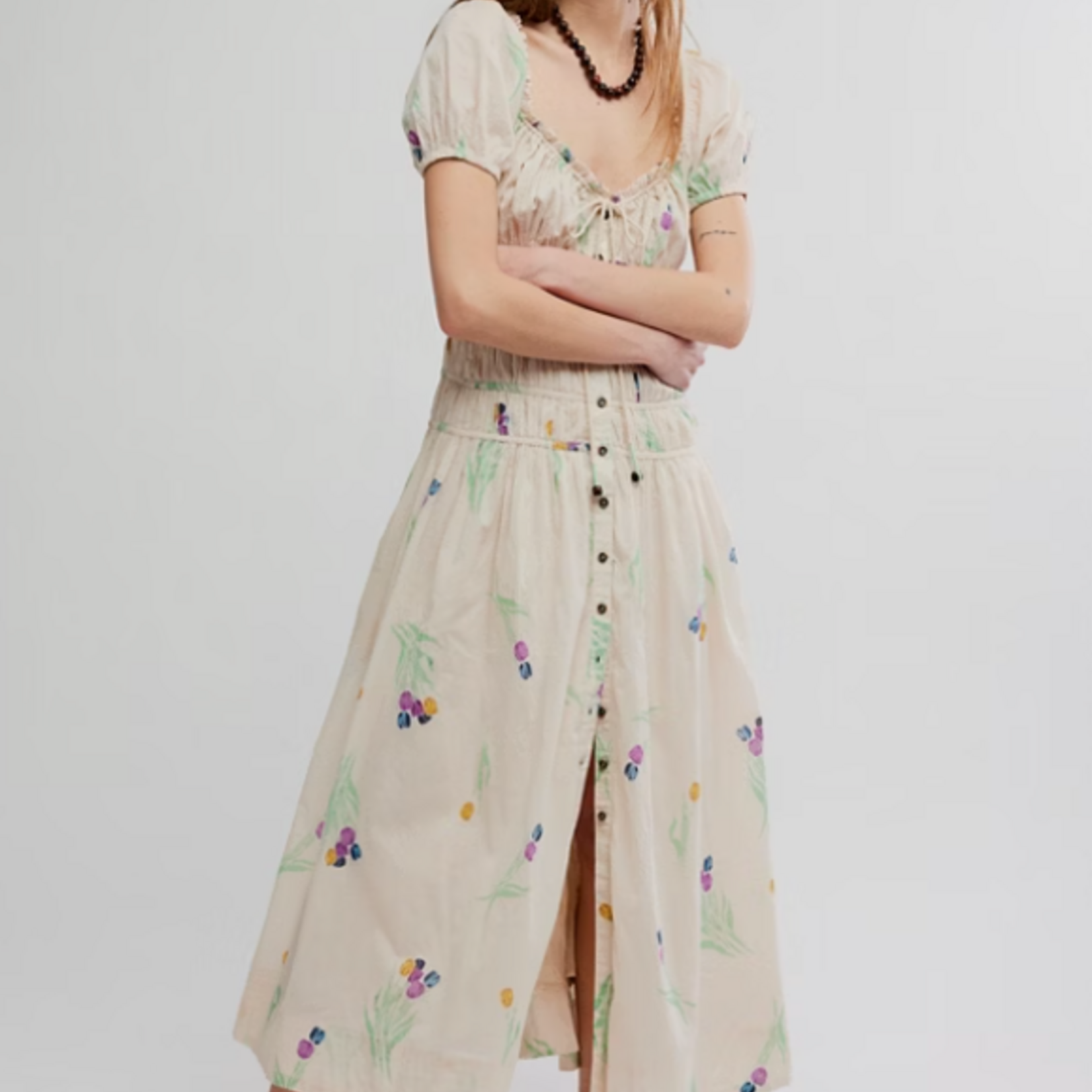 Free People FP Complete Me Midi Dress,