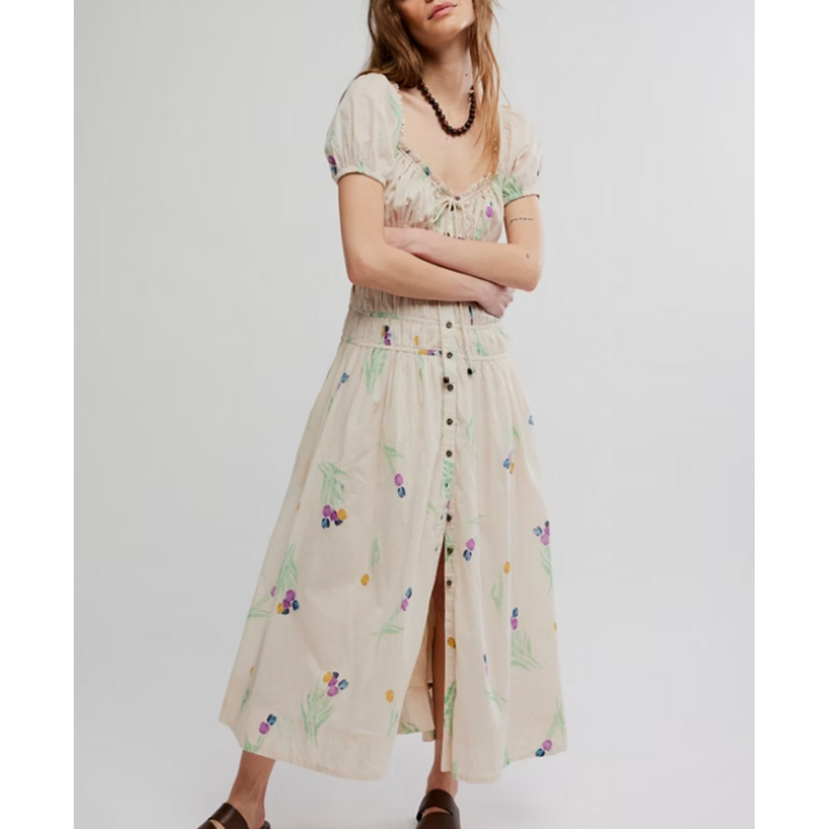 Free People FP Complete Me Midi Dress,