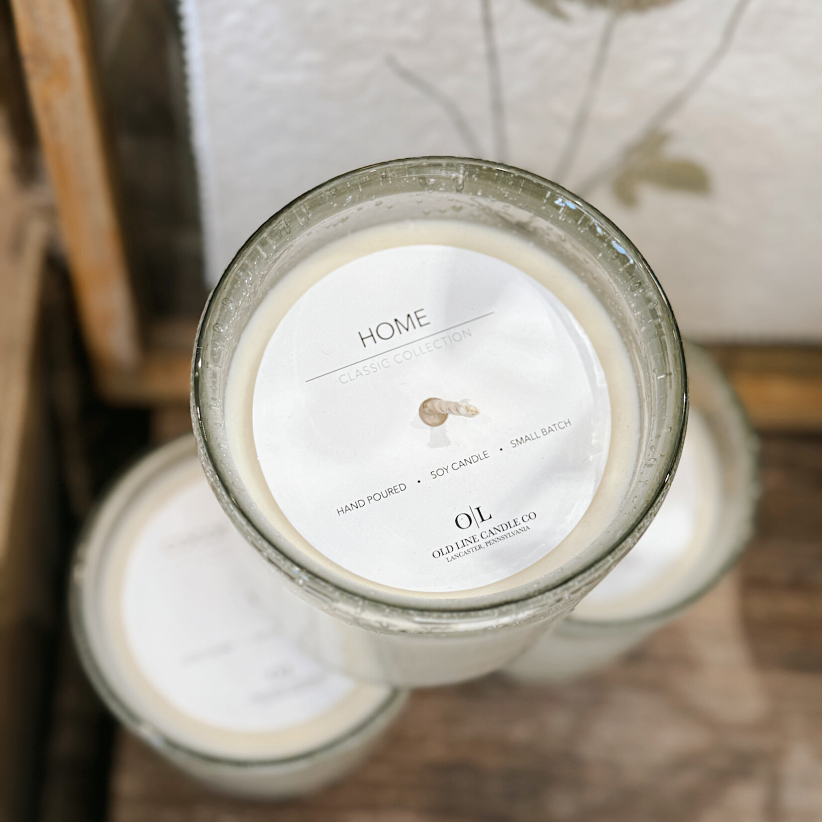 Old Line Candle Company Clear Bubble Candle