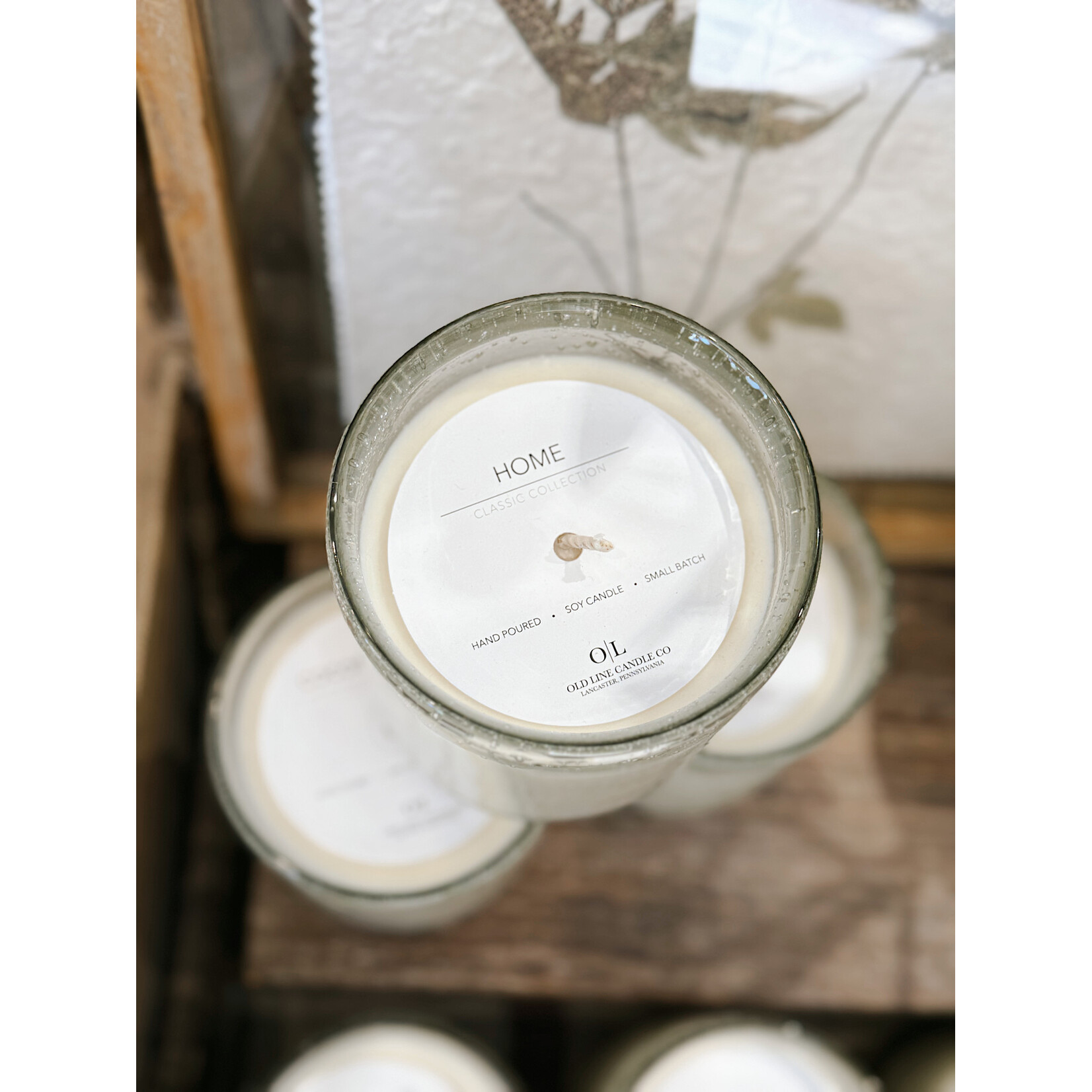 Old Line Candle Company Clear Bubble Candle