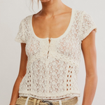 Free People Claro Short Sleeve Tee