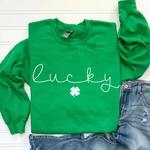 Lucky 4 Leaf Clover Sweatshirt