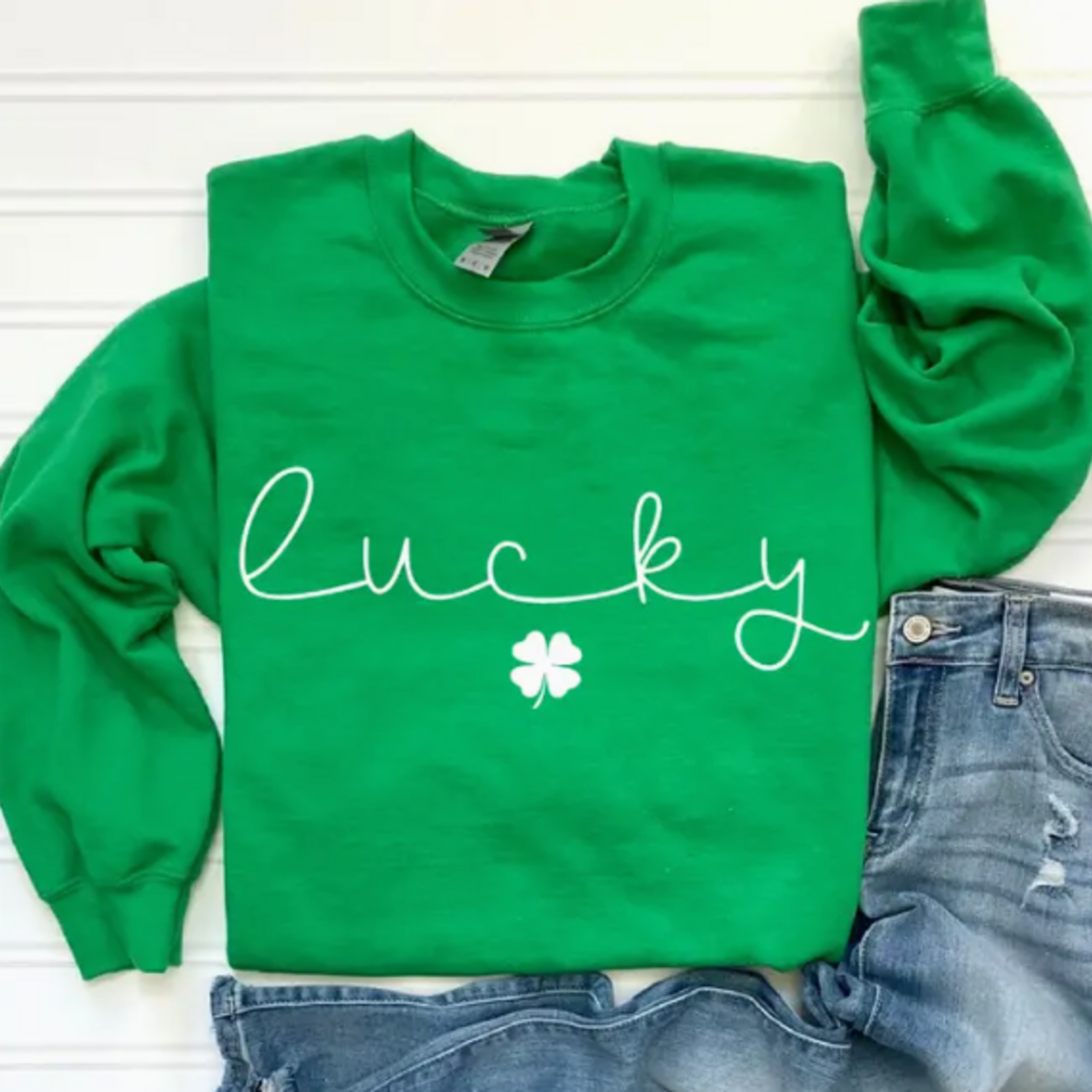 Lucky 4 Leaf Clover Sweatshirt