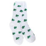 Weekend Cozy Crew Socks, Clover