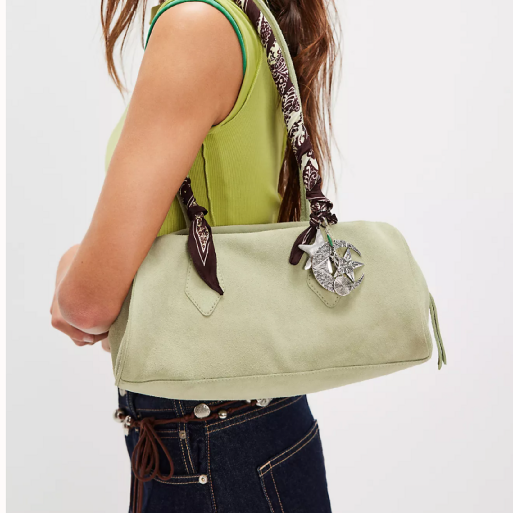 Free People Sierra Suede Shoulder Bag,