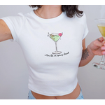 Spring Break Martini Graphic Baby Tee
